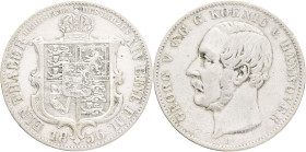 Hannover GEORGE V.  1 Thaler 1856 B, Thun#170, Ag.750 22,272g,  34mm, Hannover