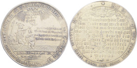 Harz Thaler 1711 Harz  Baptismal , Dav#2935 Silver Ag. 29,2g 53mm, PCGS733753.98/86269715 PCGS XF-Detail