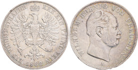 PRUSSIA  WILHELM I. 1  Vereinsthaler 1862 A, KM#489, Thun#266, Ag. 900  18,52g, 32,5mm, Berlin