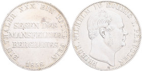 PRUSSIA FRIDRICH WILHELM IV. 1 Thaler 1858 A, KM#472, Thun#263, Ag. 900  18,52g, 34 mm, Berlin