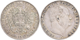 PRUSSIA FRIDRICH WILHELM IV. 1  Vereinsthaler 1859 A ,KM#471 Ag.900 18,51g 34mm, Berlin