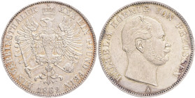 PRUSSIA FRIDRICH WILHELM IV. 1  Vereinsthaler 1862 A, KM#489 Ag.900 18,52g 32,5mm, Berlin
