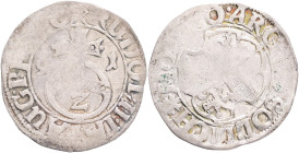 Count EBERHADRT RUDOLPH II.,2 Kreutzer 1591, Solms - Lich, MB#18, Ag. 1,20g, 18,44mm