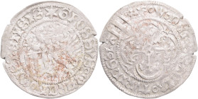 SAXONY  FRIEDRICH II. princ WILLIAM III. 1 Schildgroschen ND 1440-64, not cleaned, Krug#1025,Saur#4376 , Ag. , 2,69g 27mm mint Freiberg