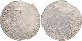 SAXONY MEISSEN  FRIEDRICH II. 1 Schildgroschen ND 1412-25 Margraviat, Krug#682/3 , Ag. 2,51g