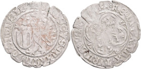 SAXONY MEISSEN  FRIEDRICH II.& Margraf FRIEDRICH&Herzog SIGISMUND 1 Schildgroschen ND 1428-1436, Krug#990 Ag. 3,13g 28mm mint Freiberg