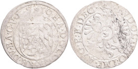 ZWEIBRUCKEN JOHANN I. LAME  3 Kreutzer 1602, KM#2, Ag. 1,85g 20mm