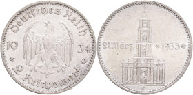 Third Reich 2 Mark 1934 E, J#355, Ag.625 8g, 25/2,15mm, Muldenhutten