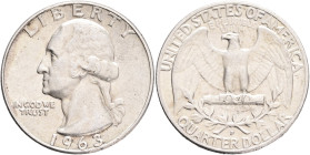 USA Quarter Dollar Washington 1963 D Denver  , KM#164 Ag.900 6,25g