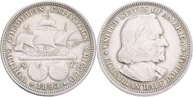 USA Half Dollar 1893 World Columbian exposition Chicago 1893,  KM#117, Ag 900 12,5g 30,61mm mint Philadelphia