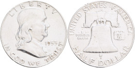 USA Half Dollar Franklin 1953 D Denver , KM#199 Ag.900 12,45g