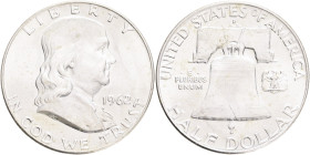 USA Half Dollar Franklin 1961 D Denver , KM#199 Ag.900 12,49g