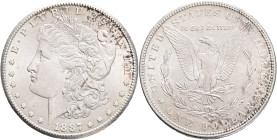 USA 1 Dollar MORGAN 1887 S San Francisco , KM#110  Ag.900 26,69g ,  small part with patina
