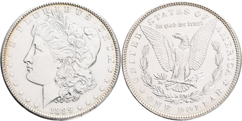 USA 1 Dollar MORGAN 1889 Philadeplphia , KM#110 Ag.900 26,73g 

UNC