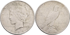 USA 1 Dollar PEACE 1924 S San Francisco , KM#150 Ag.900 26,65g
