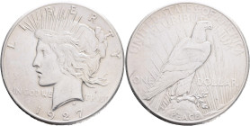 USA 1 Dollar PEACE 1927  Philadeplphia , KM#150 Ag.900 26,67g