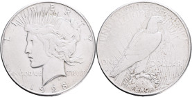 USA 1 Dollar PEACE 1928 S San Francisco , KM#150 Ag.900 26,71g