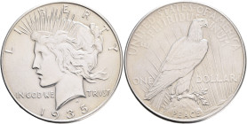 USA 1 Dollar PEACE 1935  Philadeplphia , KM#150 Ag.900 26,74g