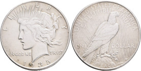 USA 1 Dollar PEACE 1935 S San Francisco , KM#150 Ag.900 26,56g