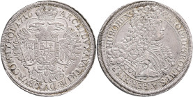 CHARLES VI. 1711-1740 1 Thaler 1716,  CNA#170a7 Ag. 28,72g 43mm, Vienna