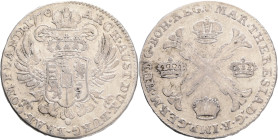 MARIA THERESIA 1740-1780 1 Kronenthaler 1770 , KM#21, Ag.873  29,25g 41mm