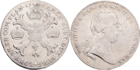 JOSEPH II. 1780-1790 1 Kronenthaler 1786 I.typ  KM#32 Ag.873 29,37g 39mm , Brussels