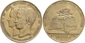 FERDINAND I. 1835-1848 Brass Token, coronation, Prague, - 7./12.9.1836, Früh#V.1.d. Mosaz 27,20g 38mm, edges