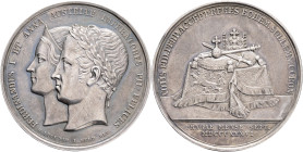 FERDINAND I. 1835-1848 Silver Token, coronation, Prague - 7./12.9.1836, Montenuovo#2559 ,Ag.900 20,02g 40mm, Berlin