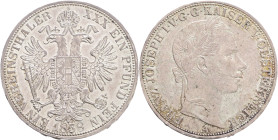 FRANCIS JOSEPH  I. 1848-1916 1 Vereinsthaler 1858 A, KM#2244, Ag.900 18,53g 33/2 mm, Vienna