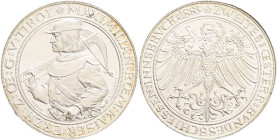 FRANCIS JOSEPH  I. 1848-1916 Silver 2 Gulden Shooting Festival 1885 Innsbruck  Ag.900 22,20g 36mm lustr mint