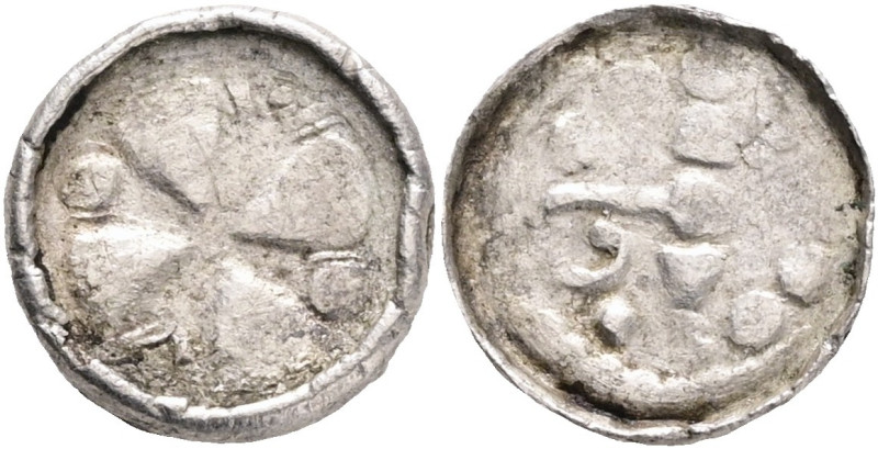 Cross denarius 11.century pastoral crutch to the right/cross

VF+

Gumowski ...