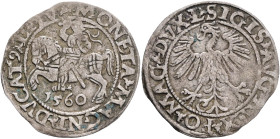 1/2 grossus 1560 Lithuanian SIGISMUND II AUGUSTUS Vilnius