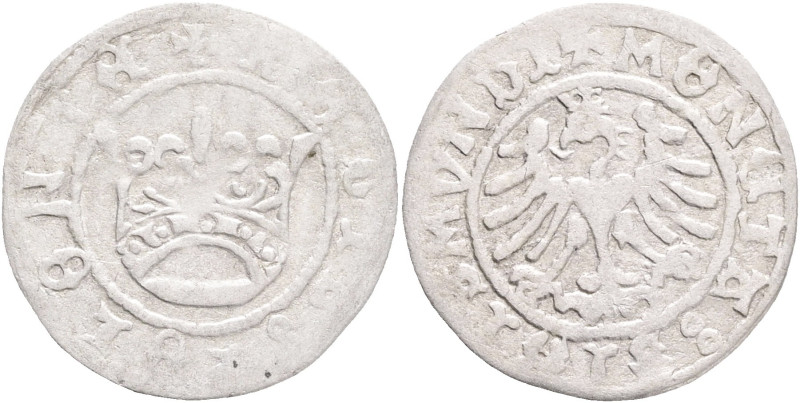 1/2 grossus ND SIGISMUND I. Krakow

VF

Kopicki 405 Ag. 0,80 g 18 mm mint Kr...