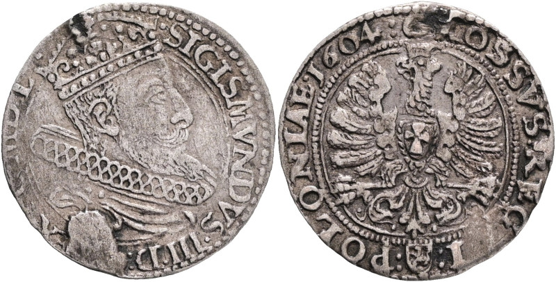 Grossus 1604 SIGISMUND III. Krakow

VF

Kopicki#772 Ag. 1,79 g 20 mm mint Kr...