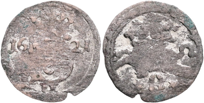 2 denar 1621(Lithuanian) SIGISMUND III. Vilnius

VF/F

Kopicki#34110 Ag. 0,4...