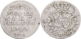 2 grossus 1767 STANISLAUS AUGUSTUS Warsaw