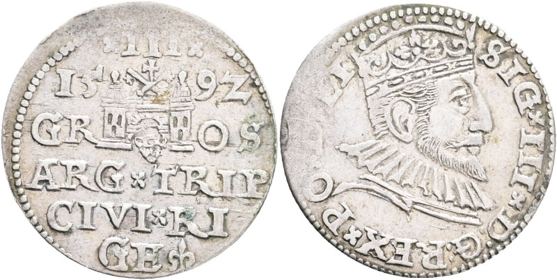 3 Groschen (trojak) 1592 SIGISMUND III. Riga

VF

Kopicki 8188 Silver 2,35g ...