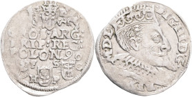3 Groschen (trojak) 1596 SIGISMUND III. Bromberg (Bydgoszcz)