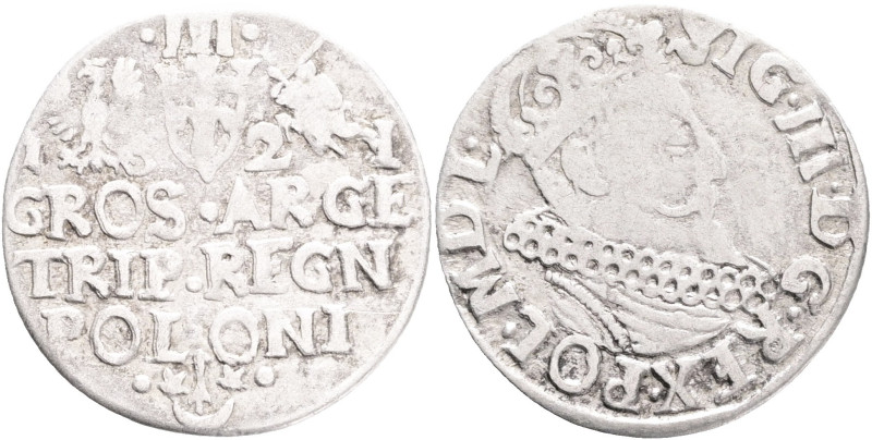 3 grossus 1621 SIGISMUND III. Krakow

VF

Kopicki#1226 Ag. 1,83 g 20 mm mint...