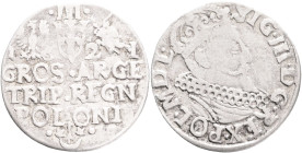 3 grossus 1621 SIGISMUND III.  Krakow