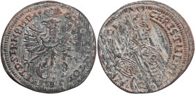 3 kreuzer 1702 CHRISTIAN ULRICH I Duchy of Olesnica Bierutow Radziejowice Olesnica, period forgery! But RARE!