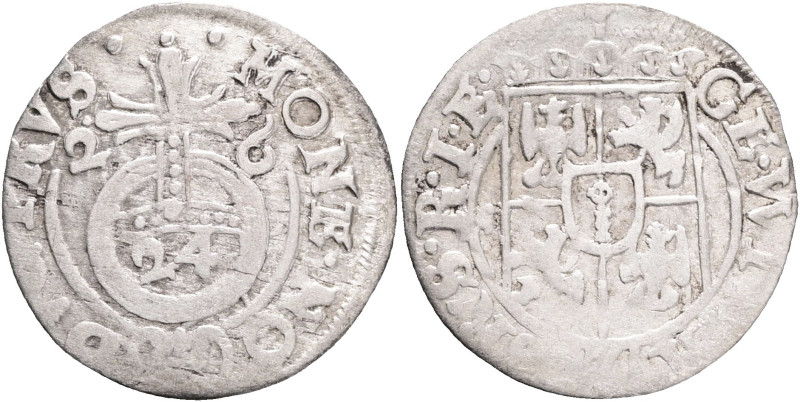Poltorak 1626 SIGISMUND III. Bromberg

VF

Kopicki#873 Ag. 1,11 g 19 mm mint...