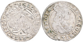 6 Groschen 1663 AT JOHANN CASIMIR Krakau (Kraków)