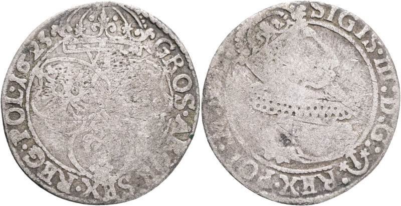 6 grossus 1623 SIGISMUND III. Krakow

F

Kopicki#1258 Ag. 3,30 g 26 mm mint ...