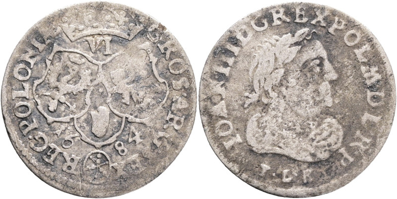 6 grossus 1684 TLB JOHANN III SOBIESKI Bromberg

VF

Kopicki#1968 Ag. 2,84 g...