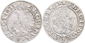 Silesia 3 Kreuzer 1635 HZ FERDINAND II.  , Breslau