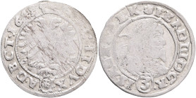 Silesia 3 Kreuzer 1648 GH FERDINAND III.  , Breslau (Wroclaw), R!