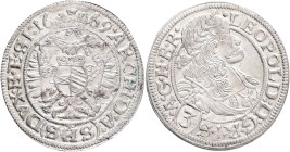 Silesia 3 kreuzer 1669 LEOPOLD I. Breslau (BR)SHS