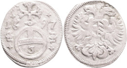 Silesia Gröschel 1697 LEOPOLD I. Opole