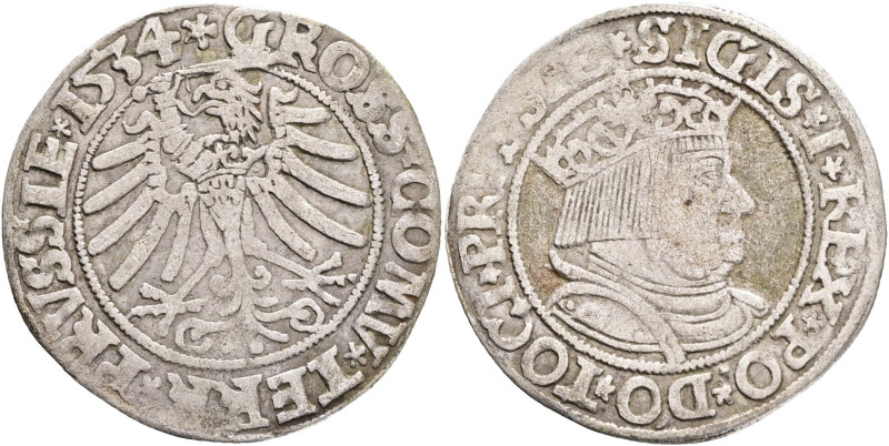 Silesia Groschen 1534 SIGISMUND I. Thorh

XF-

Kopicki#3091 Ag.1,79 g 23 mm ...